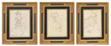 Henri Matisse, Cinquante Dessins: Three Plates, 1920, Offset Lithographs on Paper