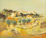 Jacques Roland Sokol, Venta Bren, Provence, 1973, Oil on Canvas