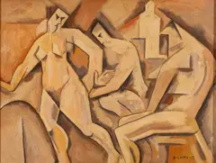 André Lhote, Les Trois Graces, 1923, Oil on Board