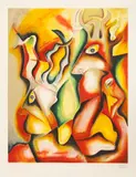 Alexandra Nechita, Untitled, Lithograph on Paper
