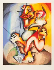 Untitled by Alexandra Nechita, 2007, Lithograph on Paper, sold Apr 2026