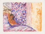 Nora Chapa Mendoza, Al Despertar, 2002, Watercolor Monoprint