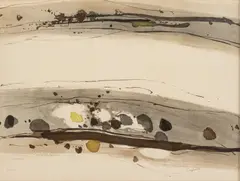 Jean Capdeville, Trace II, Lithograph in Colors on Wove Paper