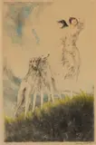 Louis Icart, Joie De Vivre, 1929, Etching and Aquatint with Hand Coloring on Paper