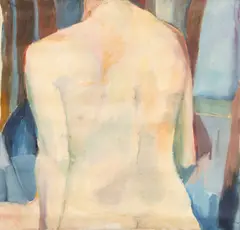 John Lawrence Beardman, Female Nude, circa 1970-1980, Oil on Canvas