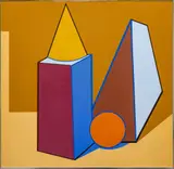 David J. Rubello, Beginnings (Origin), Acrylic on Canvas