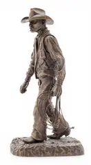 Paul Krapf, Rodeo Hand, 1976, Original Bronze Sculpture of a Cowboy