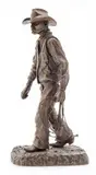 Paul Krapf, Rodeo Hand, 1976, Original Bronze Sculpture of a Cowboy