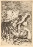 Pierre-Auguste Renoir, Le Chapeau Epingle, Etching with Drypoint on Laid Paper