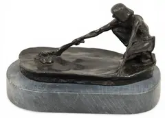 Charles Marion Russell, Snake Priest, Bronze Sculpture