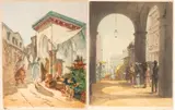 Henri Jean Pontoy, A Street in Tunis, 1910, Etching and Aquatint