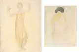 Auguste Rodin, Douze Aquarelles Inedites De Rodin: Two Works, Offset Reproduction Prints