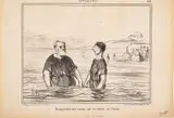 Honoré Daumier, Réapparition Des Tritons Sur Les Bords De L'océan, 1857, Lithograph on Wove Paper