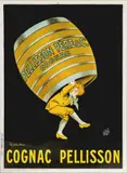 Leonetto Cappiello, Cognac Pellisson, 1907, Lithographic Poster in Colors on Paper, Linen Backed