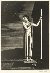 Rockwell Kent, Starry Night, 1933, Woodcut on Japon Paper