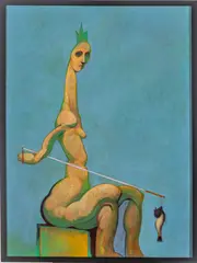 Kip Kowalski, Let Us Filet, 2014, Oil on Canvas