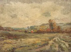 Fernando a Carter, Rural Landscape, Syracuse, NY, circa 1900, Oil on Panel