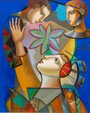 Oleg Zhivetin, Calling Out, Oil on Canvas