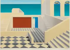 The Dreamt Departure by Humberto Calzada, Serigraph on BFK Rives Wove Paper, sold Mar 2026