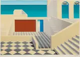 Humberto Calzada, The Dreamt Departure, Serigraph on BFK Rives Wove Paper