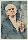 Rosemary Macbird, Leonard Bernstein, circa 1987, Offset Lithograph on Paper