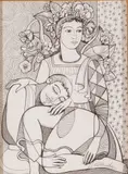 Oleg Zhivetin, No. 5, Ink and Pencil on Paper