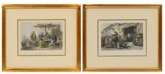 After Thomas Allom (British 1804-1872) Hand Colored Engravings by August Fox, on Paper, sold Mar 2026