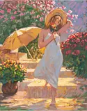 Littorio del Signore, La Joie De Vive, Serigraph on Canvas