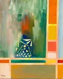 Jack Faxon, Abstract, 1967, Oil on Canvas