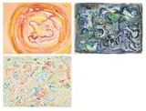 Jack Faxon, Abstracts, Gouache & Mixed Media