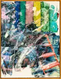 Darryl Pottorf, Robert Rauschenberg (American), 1998, Mixed Media on Paper