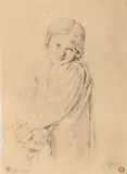 Jean-Auguste-Dominique Ingres, L'enfant a La Chevre, Lithograph on Paper