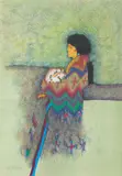 Amado Maurilio Peña Jr, Mestizo Series: Colores Del Valle, 2001, Mixed Media on Paper