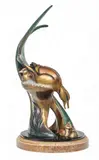 Jason Napier, Swimming Lessons, 2003, Bronze Sculpture