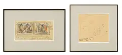Edgar Yaeger, Untitled, Graphite on Paper, Ca. 1936, 2 PCS