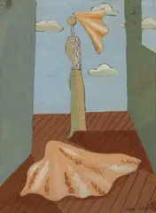 Surreal Composition by Edgar Yaeger, 1933, Gouache on Paper, sold Feb 2026