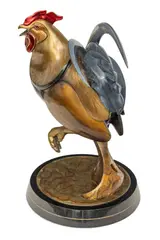 Jason Napier, ImPeckable, 2003, Bronze Sculpture
