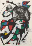 Joan Miró, Hommage a Masson, 1977, Lithograph in Colors on Wove Paper