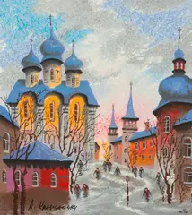 Silence by Anatole Krasnyansky, Serigraph on Paper, sold Feb 2026