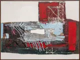 Moshe Leider, Abstract, Oil on Canvas