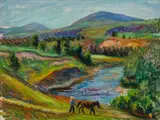 William James Glackens, Baie-Saint-Paul, Quebec