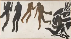 John Goodyear, the Struggle, 1958, Oil on Canvas