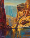Charles Schridde, Coffee Pot Rock Grand Canyon, circa 2000, Oil on Canvas