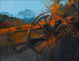 Charles Schridde, Untitled, Oil on Canvas, Ca. 2000, Western Sunset