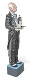 Jack Dowd, Windsor, 1988, Painted Hydrocal Sculpture of a Butler