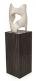 Robert Winslow, Carved, 1987, Marble Sculpture with Pedestal