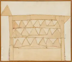 Donald H. March, the Horse, 1958, Collage