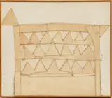 Donald H. March, the Horse, 1958, Collage