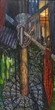 Jarrett Huddleston, Parish House, 1983, Oil on Canvas