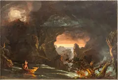 Thomas Cole, the Voyage of Life: Manhood. From: Allegory of Man's Earthly Journey, Oil on Canvas